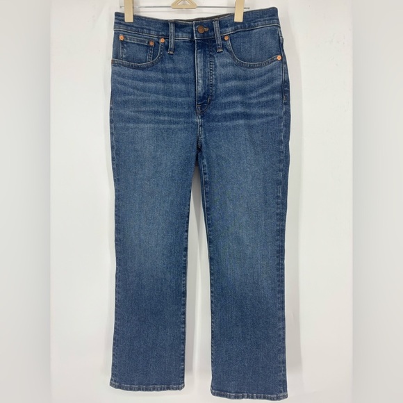 NWOT Madewell Cali Demi-Boot Jeans in Glenside Wash Blue 27 - Picture 4 of 6